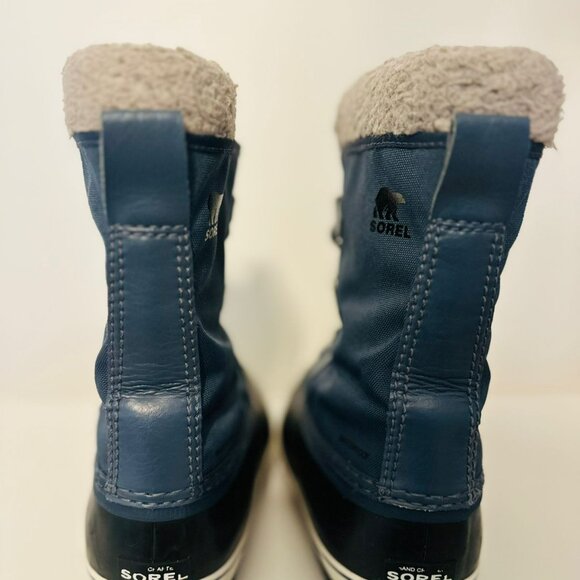 Sorel Kid’s Winter Boots Waterproof Dark Blue  Size 4 USA - Picture 4 of 6